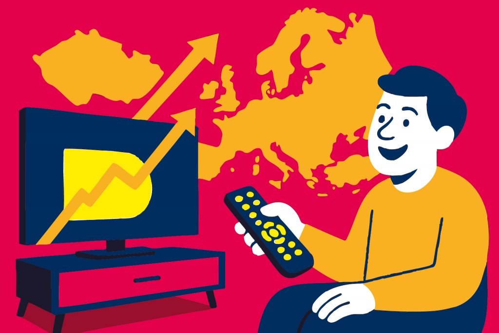 Televizní sledovanost lámala v minulém roce rekordy v České republice i celé Evropě